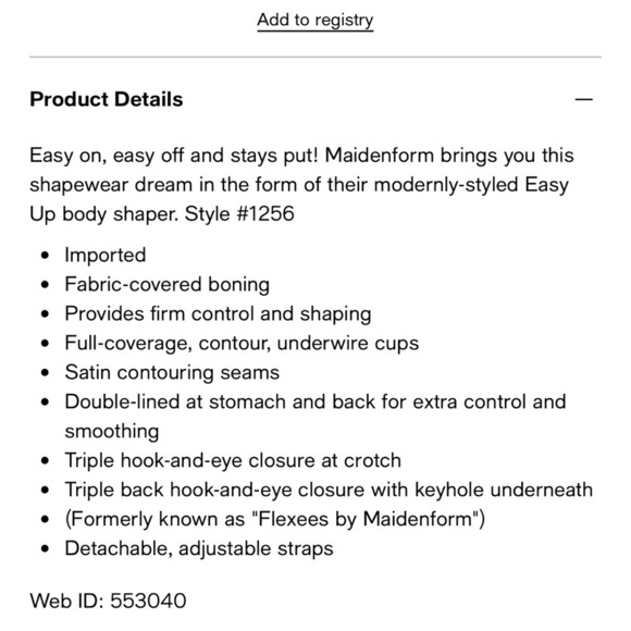 MAIDENFORM ⭐️ firm tummy control shapewear - Picture 9 of 11